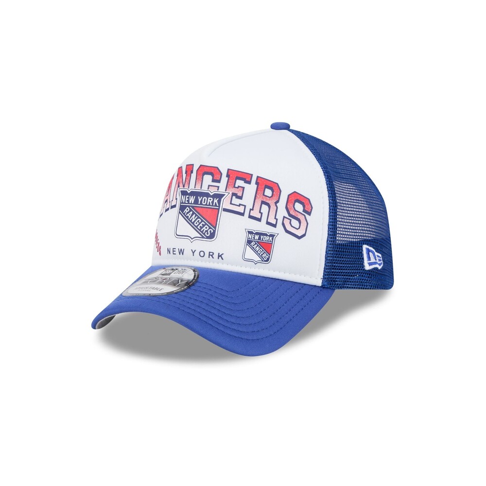 New Era New York Rangers Sport Classics 9FORTY A-Frame Trucker Hat - One Size